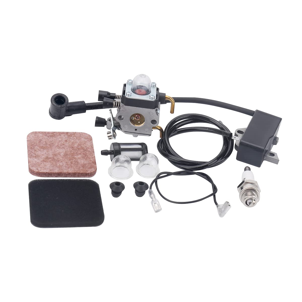 SGBTB Carburetor Ignition Coil Air Filter kit for STIHL FS75 FS80 FS85 FC85 HT70 HS75 HL75 HT75 HS80 String Trimmer Brush Cutter