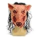 CDKJ Máscara de Halloween Cerdo Cabeza en Forma de máscara con la...