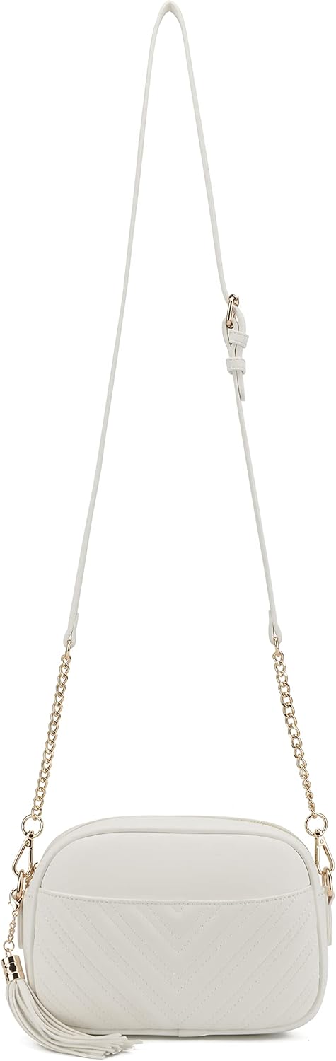 lola mae Quilted Crossbody Bag, Trendy Design Shoulder Purse - Image 6