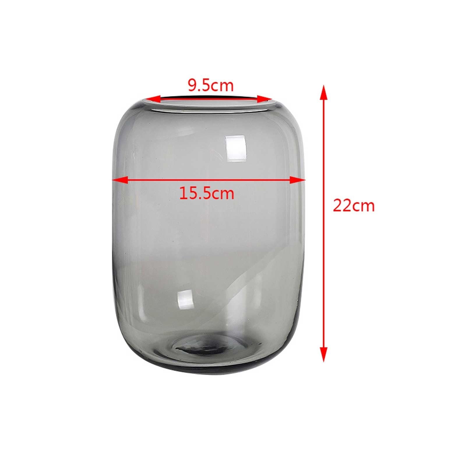 Acquario per Pesci Glass Fish Tank Transparent Gray Glass Desktop Small Fish Aquarium Living Room Glass Vase Bottle Acquari