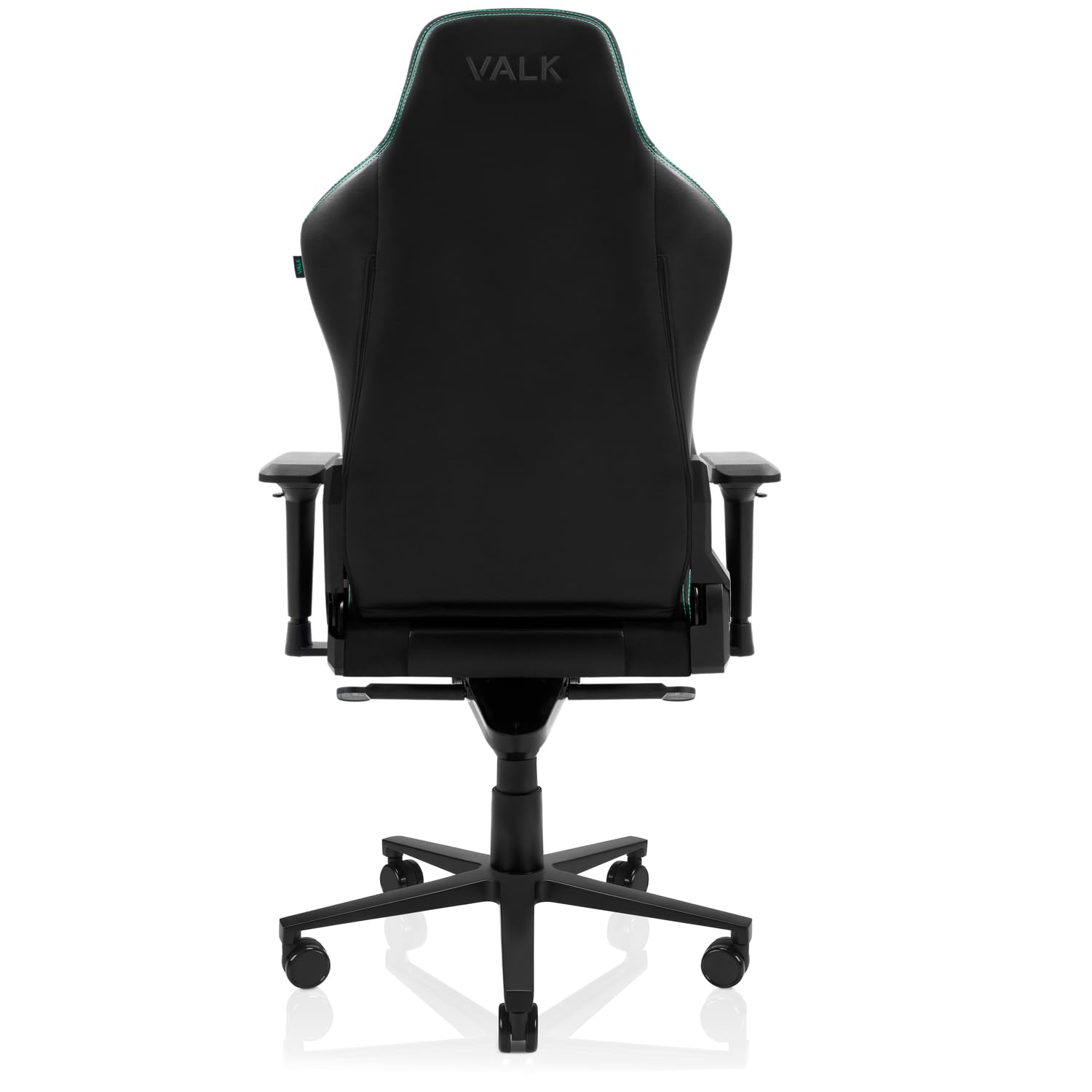 VALK Freya - Silla Gaming Ergonómica Profesional, Polipiel (Mecanismo basculante, Reposabrazos 4D, Cojines Memory Foam, Respaldo reclinable, Pistón Clase 4) Silla Gamer, Silla Oficina (Negra)