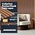 NeatiEase Wood Panels for Wall, 4-Piece 96" x 12.6" Soundproof Wood Slat Wall Panel for Interior Wall Decor Noise Cancelling, Acoustic Wall Panels, Sound Absorbing Panel (Teak)