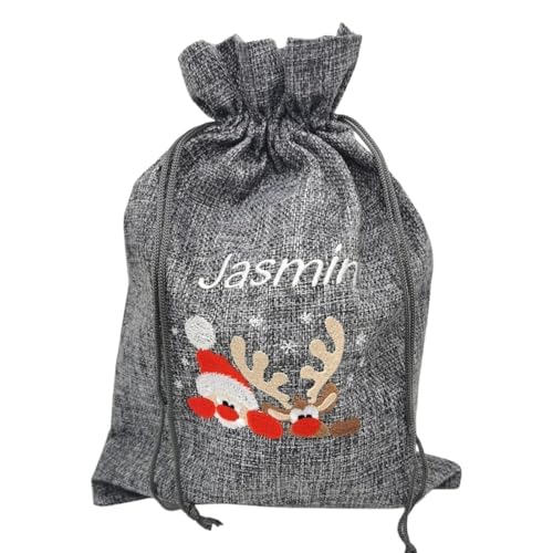 Zwucki Bio Jute Nikolaussack Nikolausbeutel in versch. Farben mit...