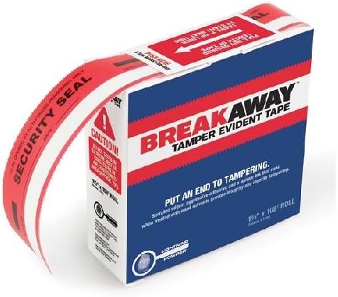 Forensics SourceSafariland Breakaway Tamper Evident Tape, 1.38"x108'
