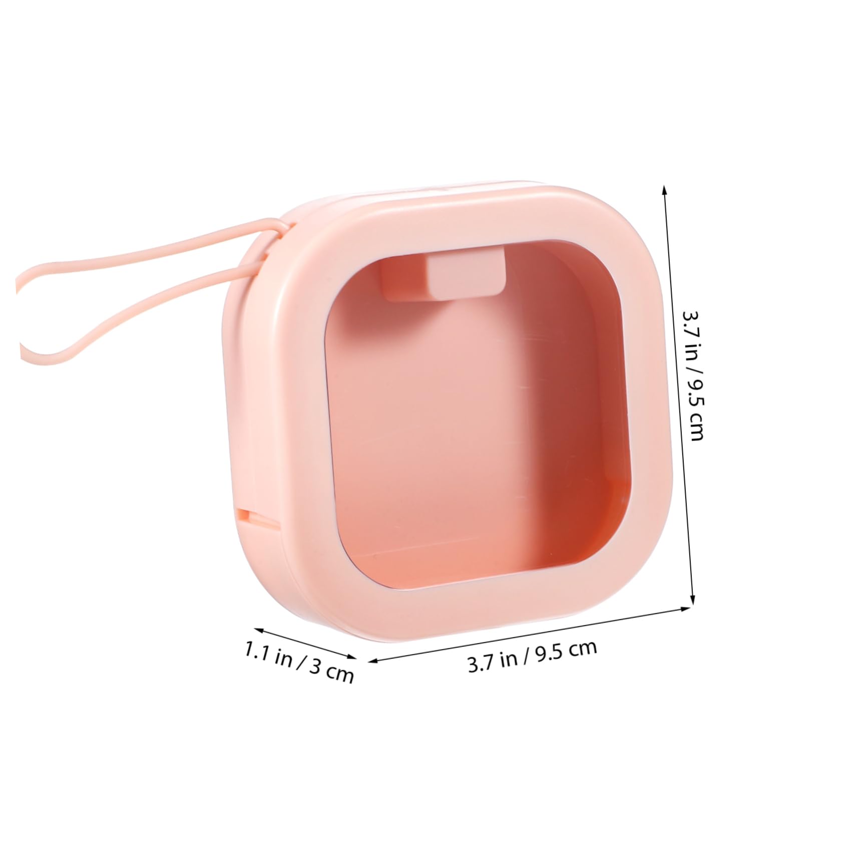 KOMBIUDA 3pcs Organizer Boxes Retainer Storage Case Dividers Plastic Holder for Braces Modern Design Portable