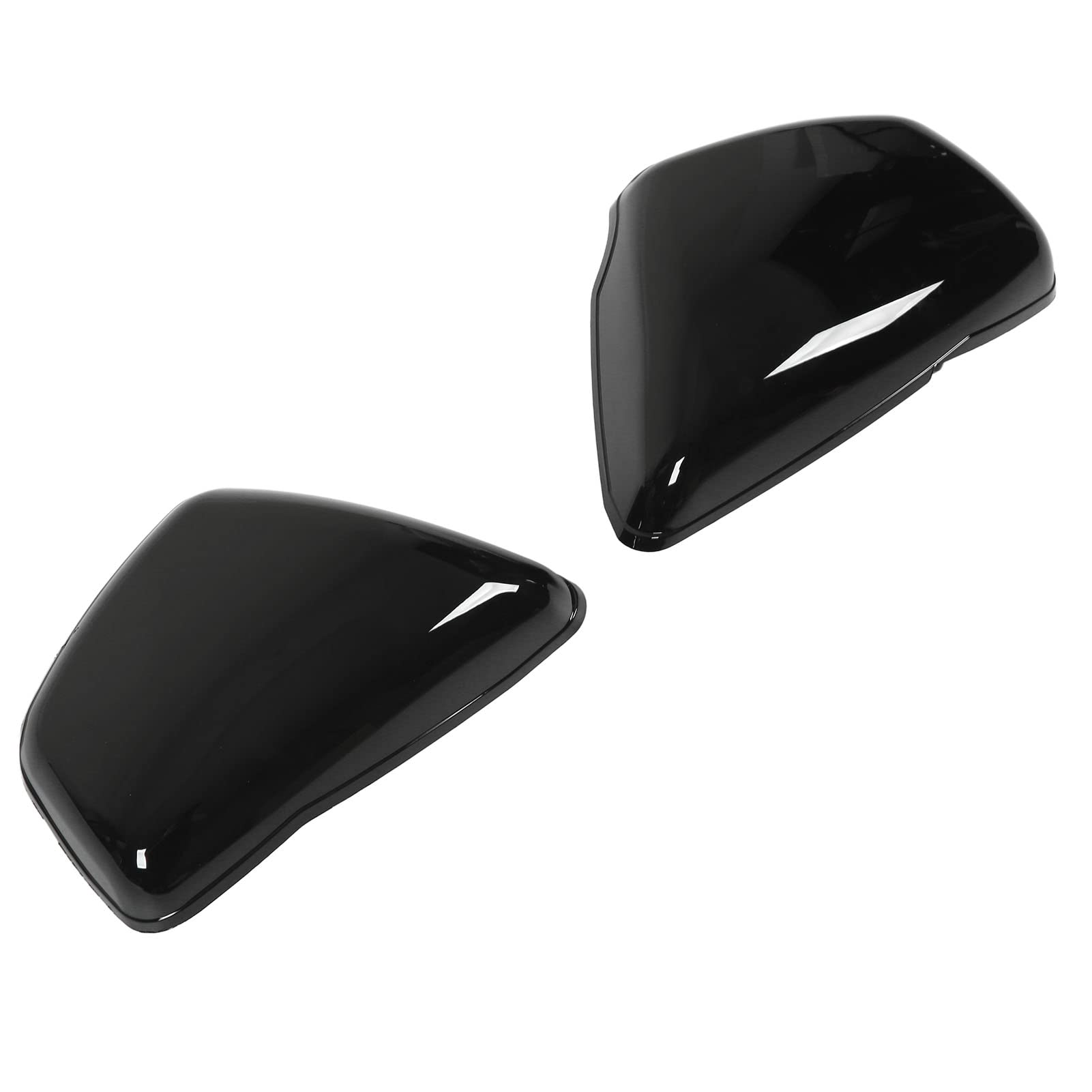Ausla Coperchio Laterale della Batteria del Motociclo Coppia di Protezioni della Batteria in Plastica ABS Sinistra Destra per Virago 700 750 1000 1100 1984 Up Facile Installazione Sostituzione della