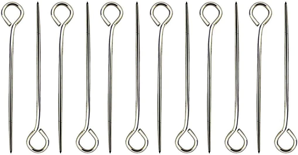 C.S. Osborne Pack of 12 Upholstery Skewers/Pins for Upholsterers (3")