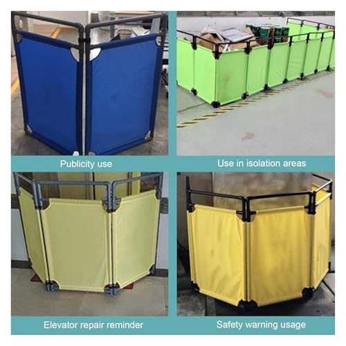 Barrière de circulation rétractable pour bloquer instantanément les zones dangereuses