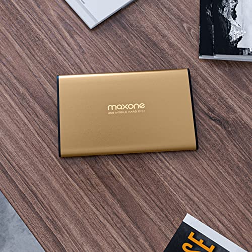 Maxone Externe Festplatte 500GB Tragbare festplatten 2,5 Zoll USB 3.0 Backups HDD Tragbare für TV,PC,Mac,MacBook, Chromebook, Wii u, Desktop, Laptop, Windows (500GB, Rosegold) – Bild 7