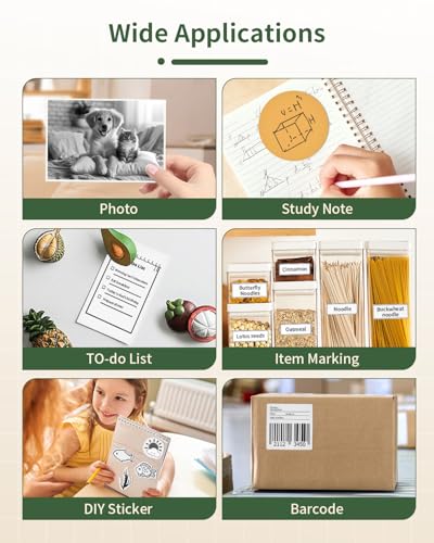 Organiza tu diario creativo con rollos de papel Phomemo 5