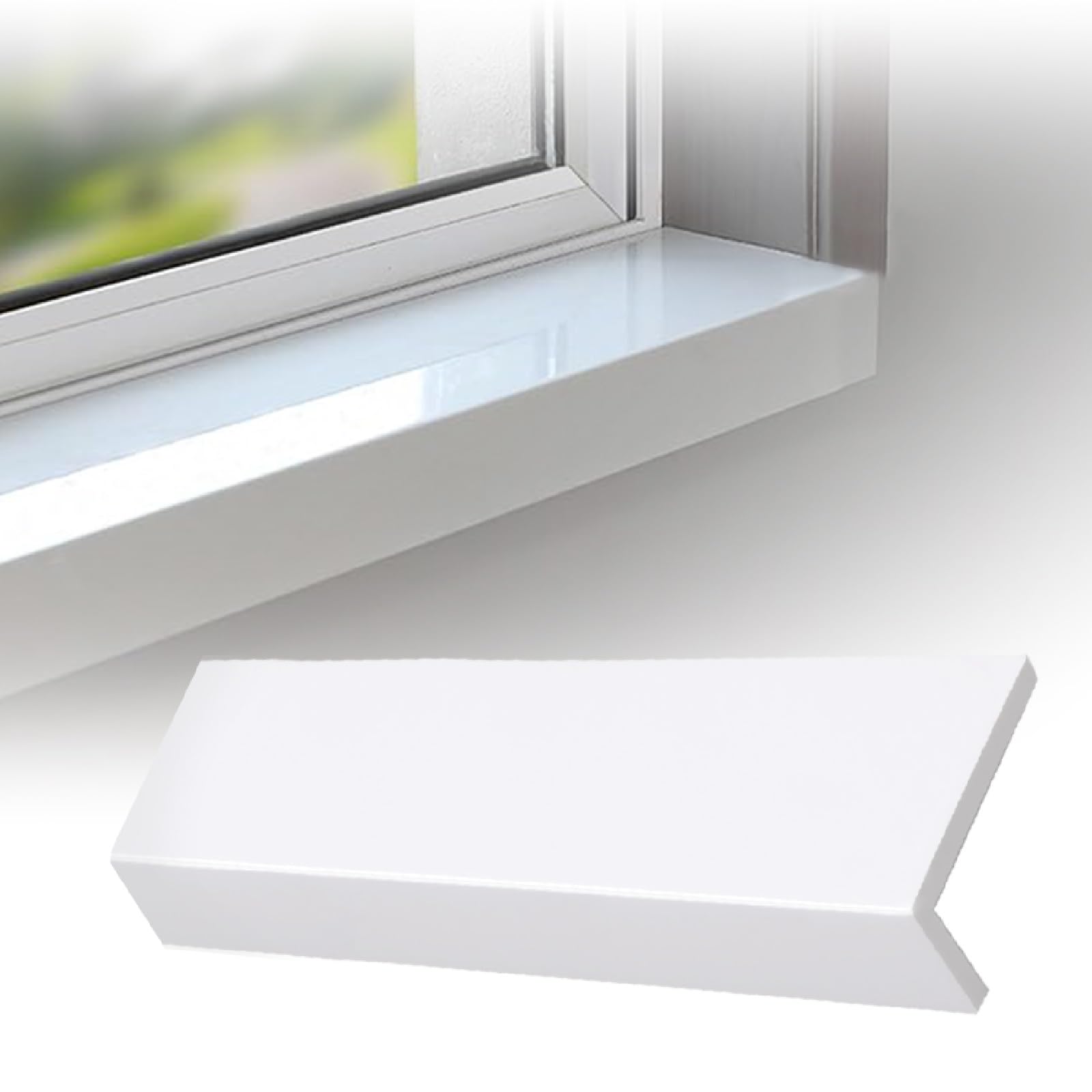 window sill replacement board waterproof decorative sill capping for bay window balcony bathroom kitchen and living room easy to install protectors