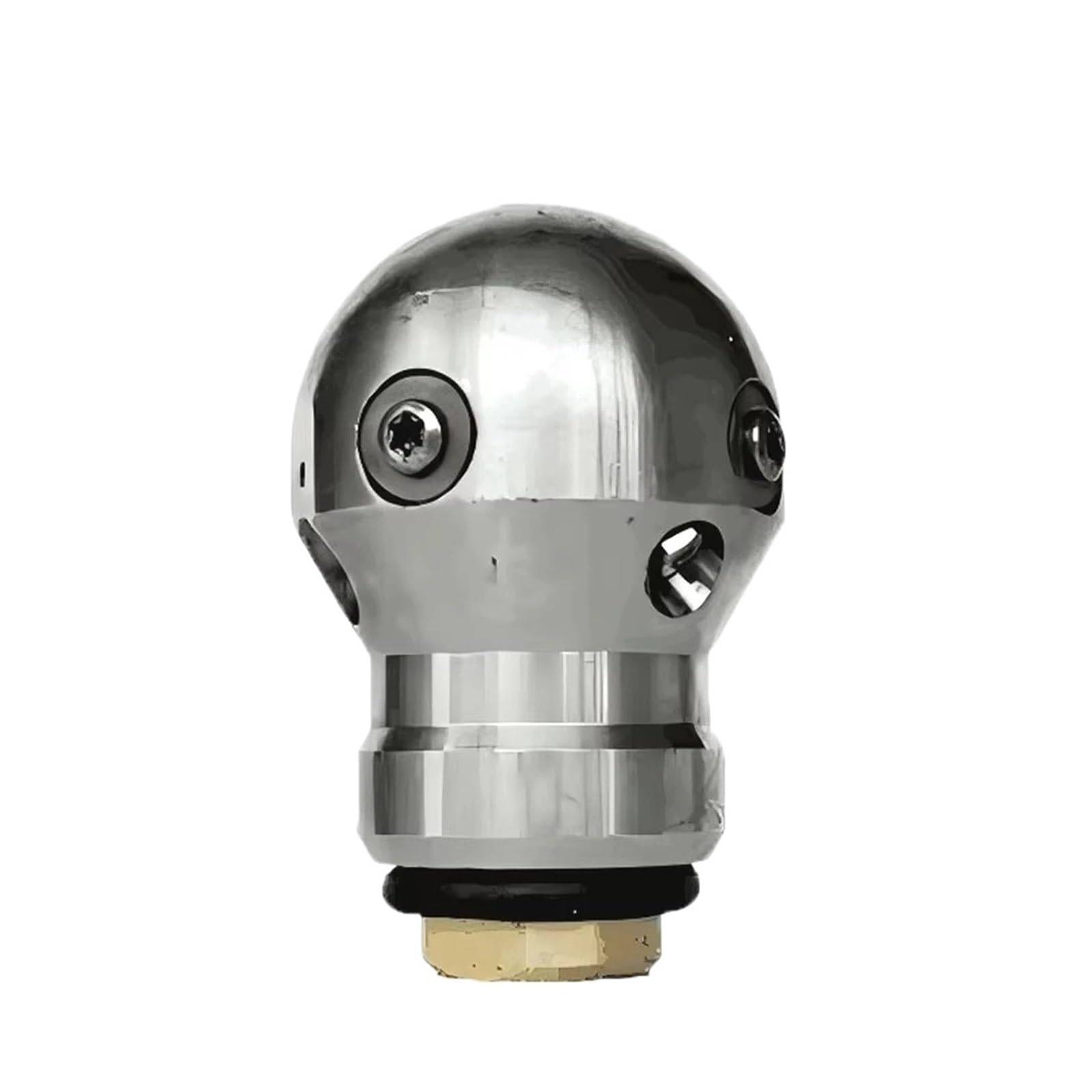 Ugello rotante fognatura inox, filetto 3/8, 360°