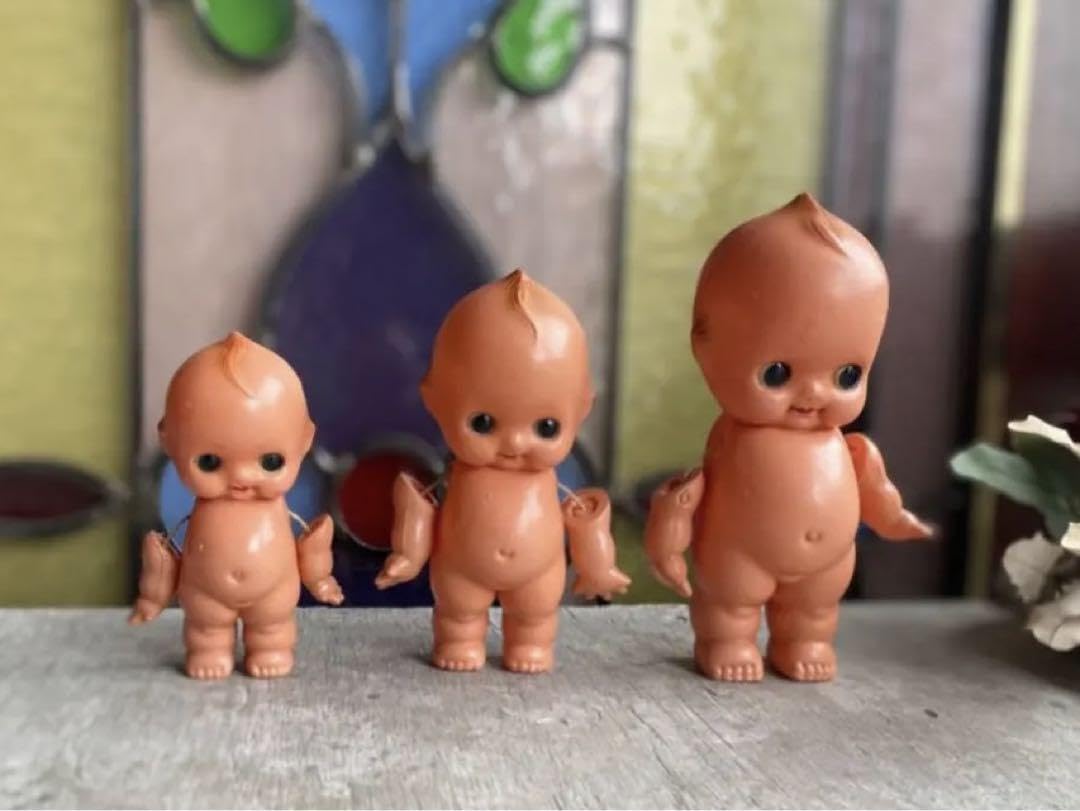 Amazon.co.jp: キューピー人形 セルロイド セット レトロ 当時物