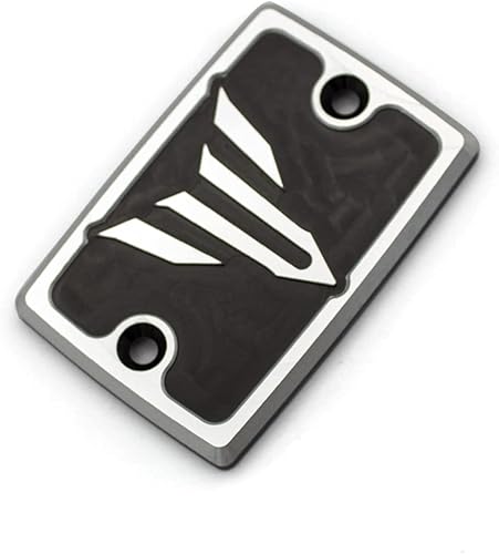 LCCDZ Aluminum Motorcycle CNC Brake Reservoir Tank Cover Cap Compatible With Yamaha MT07 MT-07 Tracer700 MT-09 MT09 Tracer900 2014-2020 2019 2018