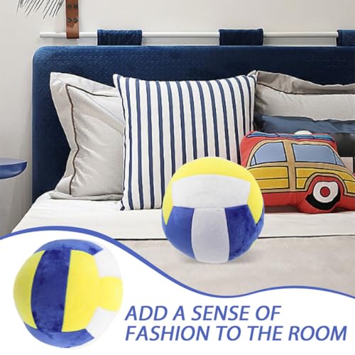Ballon de volley en peluche coussin réaliste en coton PP - 7