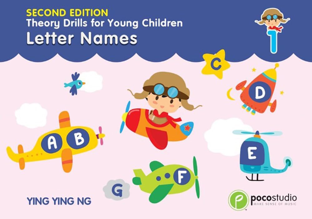 Poco Theory Drills for Young Children, Book 1 โ Letter Names (Second Edition)