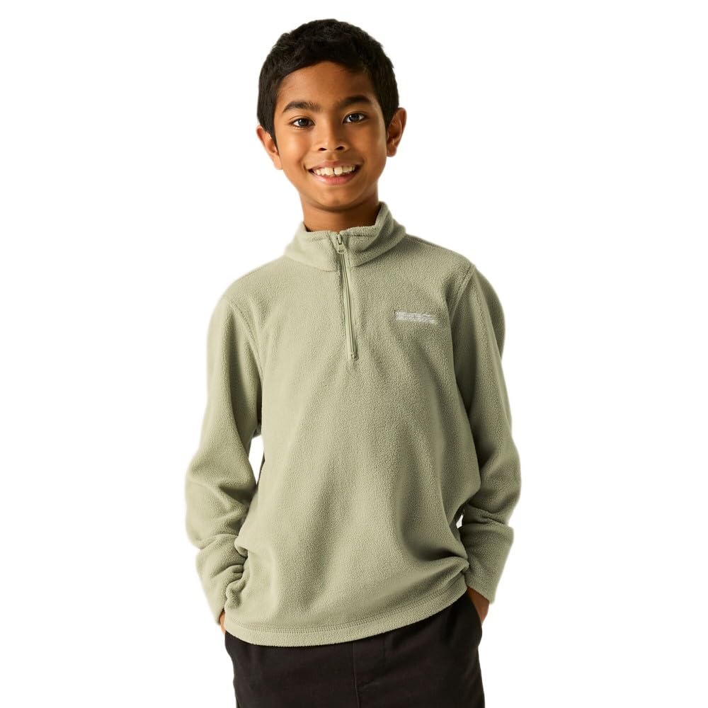 Regatta Hotshot II Kids Half Zip Fleece Light Sage