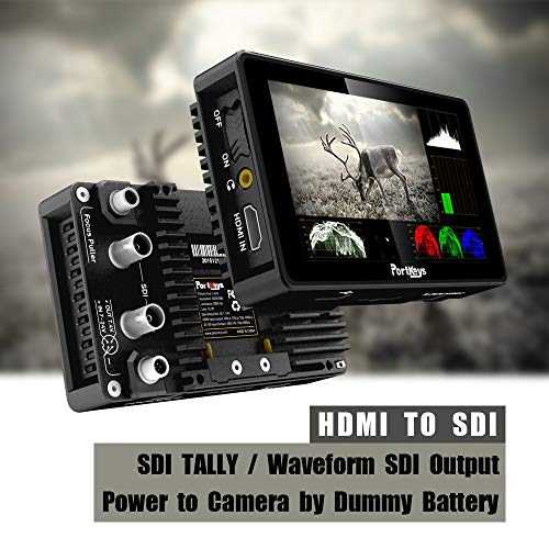 PortKeys BM5-II 5.2\" 4K Touchscreen Camera Monitor(with Control Cable) for Z Cam E2,Sony FS5/FS7,BMDCC\\URSA Mini,Canon C-Series - Thumbnail 6