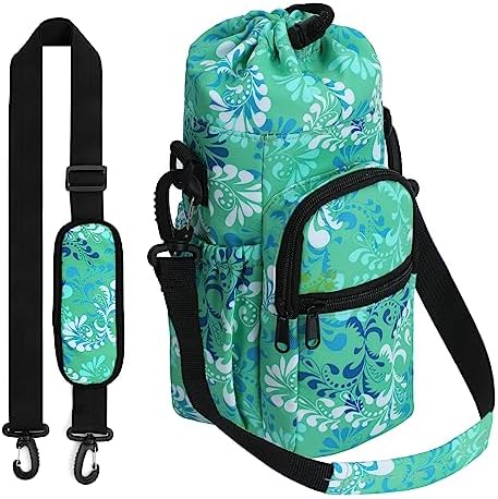 Leather Crossbody Water Bottle Holder | BlackBrook - BlackBrook Case - View #3