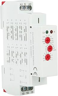 Sngle Shot Timer One Pulse Relay 12V - 240V Multifunction DIN Mount Adjustable Timer Setting, 0.1 Seconds to 100 Hours