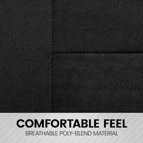 Image of BDK PolyPro 2-Pack Front Car Seat Covers Set in Black /Black - Front Seat Covers for Cars Trucks Vans SUVs Sedans, Easy to Install Front Car Seat Cover Protection, Universal Fit Car Accessories
