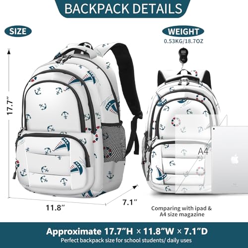 Image of rickyh style School Backpack Travel Bag for Men & Women Lightweight College