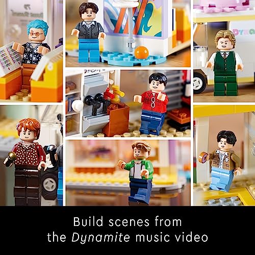 Ideas BTS Dynamite 21339 Model Kit per Adulti, Idea Regalo per BTS Fun con 7 Minifigure della famosa band K-pop, Caratteristiche RM, Jin, Suga, j-Hope, Jimin, V e Jung Kook - Lego - Immagine 3