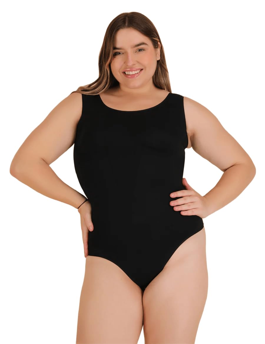 SHOP Women's Seamless Thong Bodysuit – Tummy & Belly Control Shapewear, Slimming One-Piece Compression Innerwear for Dresses & Outfits-image-49