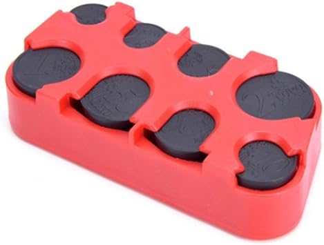 Euro/Dollars Coin Dispenser Storage Coins Purse Wallet Holders Storage Box Red