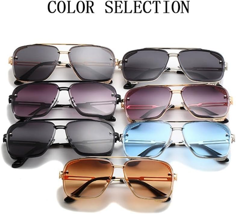 Punk Square Sunglasses for Men Vintage Glasses Retro Steampunk Sunglasses Women