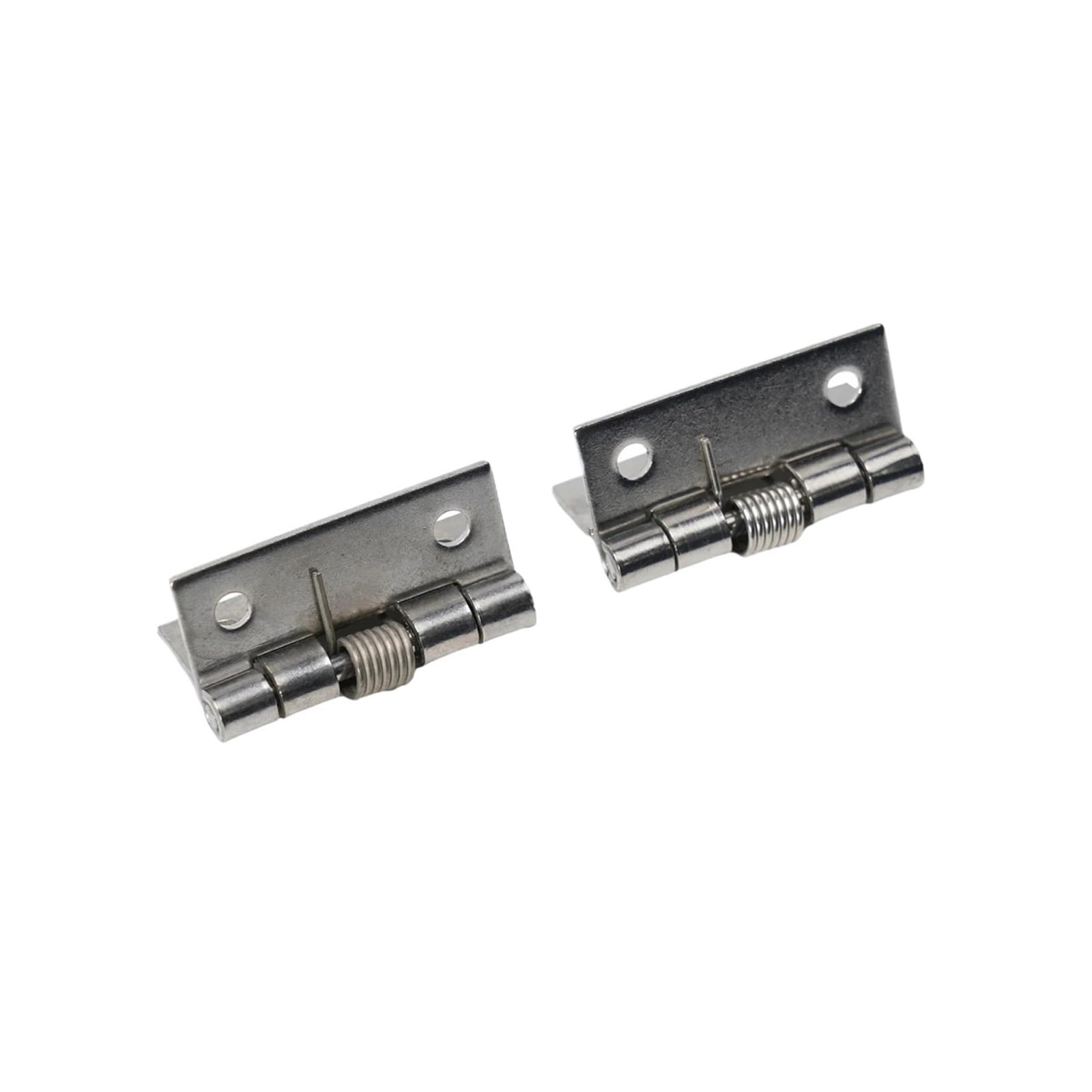 Wsqhao One Color 6Pcs Self Closing Door Hinge Spring Hinges 304 Stainless Steel Furniture Parts For Doors(1.5 Inch)