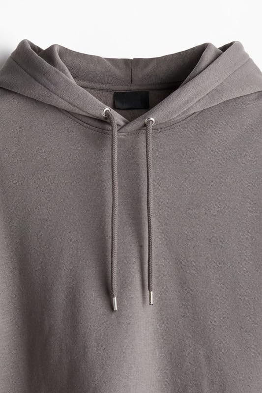 Image of Casual Fleece Hoodie Sweatshirt Solid Hooded Collar Drawstring Long Sleeve Pullover for Men & Women
