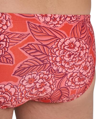 Traje de baño Arena para niños con estampado de hortensias y diseño deportivo 5