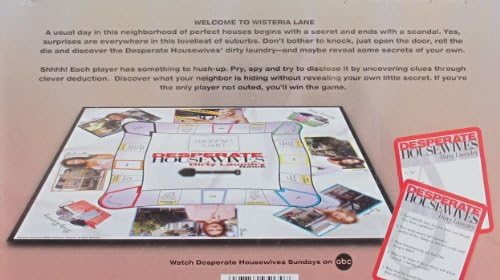 Cardinal DESPERATE HOUSEWIVES DIRTY LAUNDRY Game w TIN Case (2005)