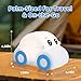GAGBC Cute Baby Toddler Car Kids Night Light for Kids, Dimmable+1800mAh Rechargeable+Timer+Portable+Silicone+Squishy, Touch Breastfeeding Bedside Night Lamp, Funny Girls Boy Gifts