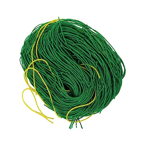 BinZyronic 園芸用蔓ネット 3個入り 1.8m×1.8m ? 植物サポート ナイロン製 クライミングネット 花や野菜の成長に適した多目的トレリス (Size 2,グリーン)
