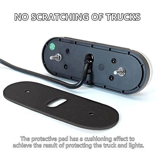 Agrieyes 6 Inch Oval LED Trailer Lights, Submersible