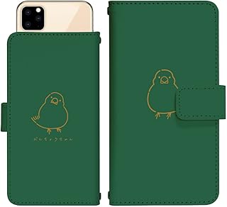 Google Pixel 4 XL 用 ケース スライド式 手帳型 カバー スマホケース dslide812(C) とり 鳥 小鳥 しまえなが