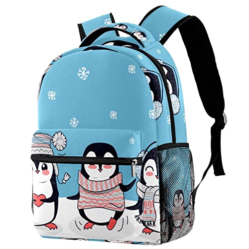 Mochilas ligeras con diseño de pingüinos resistentes al agua para camping