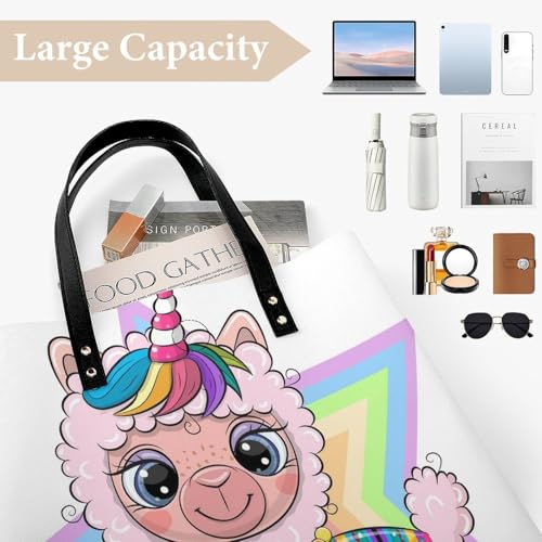 Sac à main alpaga licorne une touche de douceur dans vos voyages - 6