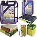 Produktbild QR-PARTS 69338836 Filter Set Inspektionspaket 6 Liter Motoröl Leichtlauf High Tech 5W-40 MANN-FILTER Innenraumfilter Luftfilter Ölfilter