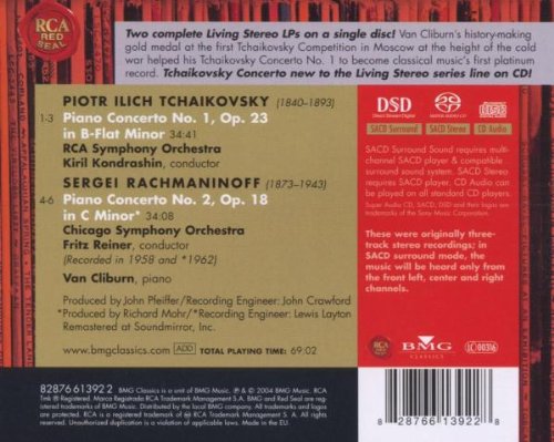 Miniatura 2 de Tchaikovsky Piano Concerto No. 1 Rachmaninoff Piano Concerto No. 2