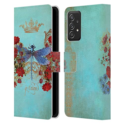 Coque portefeuille Samsung A53 5G anti-choc motif insectes