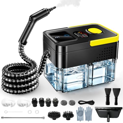 Image of Steam Cleaner,1.9Qt Pressurized Portable Handheld Steamer for Home Cleaning