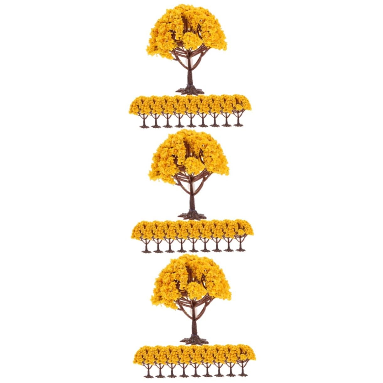 POPETPOP 30 Piezas Microdecoración Paisajística Terreno Planta Arbol Paisaje Árbol Modelo Árboles Modelo Árboles para Maquetas Trenes Sa60 Árbol Pequeño Esponja Decoración del Árbol
