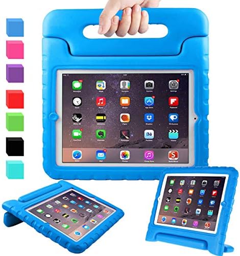 AVAWO Kids Case for Apple iPad 2 3 4 - Light Weight Shock Proof Convertible Handle Stand Kids Friendly for iPad 2, iPad 3rd Generation/ 4th Generation Tablet - Blue