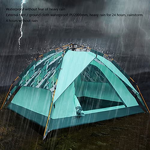 Carpa para camping 3-4 personas resistente al viento y lluvia miniatura 7