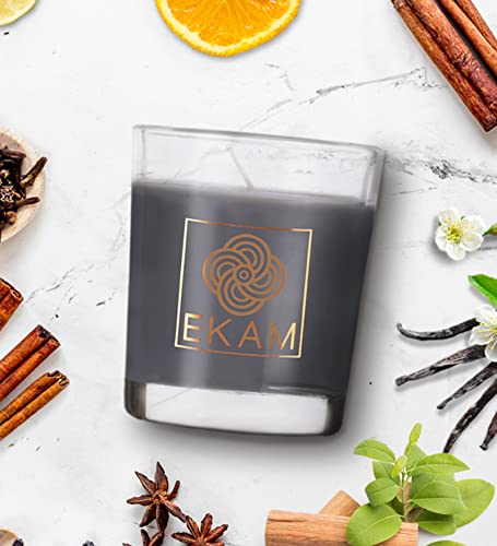Image of EKAM Twilight Sky Scented Votive Candle - 40 Grams Each - 10 Hours Burn Time - Ideal for Diwali, Home Decor & Gifting
