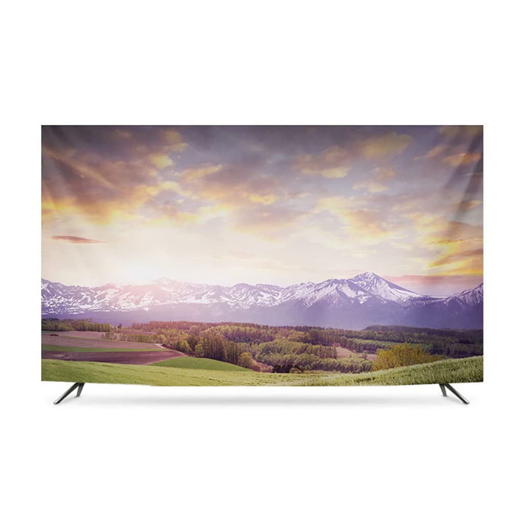 Zachte TV-hoes voor binnen, TV/PC-scherm Stofbeschermingshoes, 24-80 Ademende TV-hoes, Satijnachtige stof, Krasbestendige voering (Color : B, Size : 40in(96 * 63 * 5cm