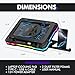 Tilted Nation Gaming Laptop Cooling Pad with USB Hub - Boost Performance, Stay Comfortable - RGB Laptop Cooler Stand with Adjustable Height & Fan Speed, RGB, USB (C + A) Hub, for 15.6